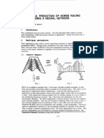 Successful Prediction of Horse Racing Results Using A Neural Network PDF