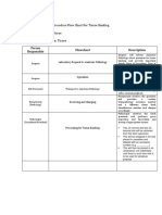 Procedure Flow Chart For Tissue Banking I. Specimen: Tissue A. Specimen: Tissue