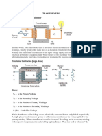 Transformers Single Phase Voltage Transformer