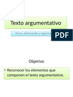 Texto Argumentativo 6to Básico