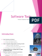 Software Tools: Human Computer Interaction