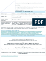 Clasificación y Diagnóstico de La Diabetes Mellitus