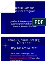 The DepEd Campus Journalism Program