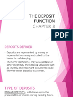 The Deposit Function