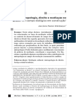 Antropologia, Direito e Mediação No Brasil (ANA LUCIA PASTORE) PDF