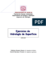 Ejercicios Hidrologia de Superficie 