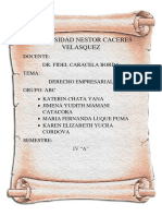 Monografia Informe Derecho Empresarial