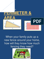 Formula For Perimeter and Area