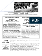 April 2008 Peligram Newsletter Pelican Island Audubon Society