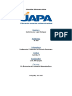 Tarea 3 Fundamentos Del Curriculo Dominicano