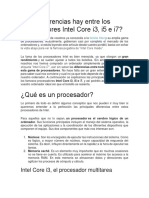 Qué Diferencias Hay Entre Los Procesadores Intel Core I3