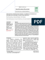 Multilevel Intervention Model To Improve Nutrition of Mother and Children in Banyumas Regency