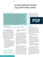 Factors Influencing Evidence-Based Practice Among Community Nurses