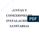 Instalaciones Sanitarias Juntas y Conexiones