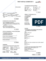 Speak Out First Partial Elementary 1 Units 1-2