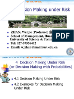 4 Decision Making Under Risk