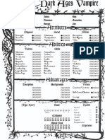 DarkAges Vampire V20 2-Page Interactive