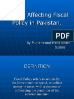 Factors Effecting Fiscal Policy