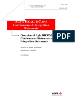 Overview of Agfa DICOM HL7 Conformance Statements and IHE Integration Statements PDF