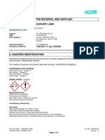 Safety Data Sheet: 1. Identification of The Material and Supplier Ixosurf Labs