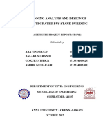 Planning Analysis and Design of An Integrated Bus Stand Building