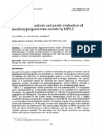 Quantitative Analysis and Purity Evaluation of Medroxyprogesterone Acetate by HPLC