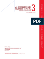 3° As Bases Legais Da Educação Especial, Um Panorâma Internacional