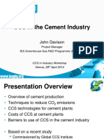 CCS in The Cement Industry