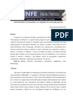 A Reconstrução Filosófica Na Perspectiva de John Dewey PDF