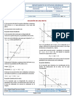 Ecuacion de Una Recta