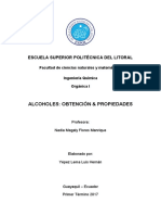 Informe 7 Alcohol Obtención y Propiedades