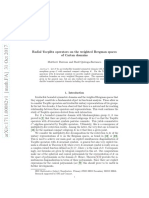 Radial Toeplitz Operators On The Weighted Bergman Spaces of Cartan Domains