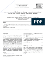 Effect of Unbalanced Voltage On Windings Temperature, Operational Life and Load Carrying Capacity of Induction Machine