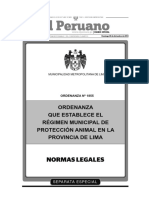 Ejemplo de Ordenanza Municipal