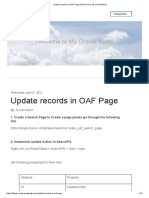 Update Records in OAF Page - Welcome To My Oracle World