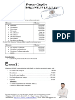 Bilan 13 Exercice de Comptabilité Génétale