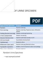 Aubf Lab Types of Urine Specimen