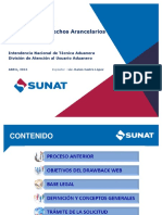 1 Nuevo Procedimiento de Restitución de Derechos Arancelarios - Drawback Web - SUNAT1