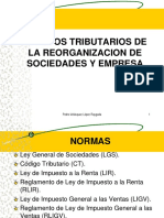 Aspectos Tributarios de La Reorganización de Sociedades y Empresa