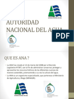 Autoridad Nacional Del Agua