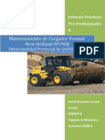 Mantenimiento de Cargador Frontal W190B