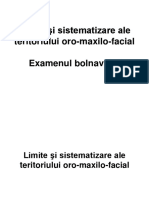 Limite I Sistematizare Ale Teritoriului Oro-Maxilo-Facial S