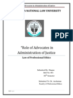 Role of Advocates in Administration of Justice