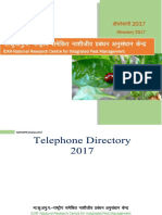 NCIPM - Telephone Directory