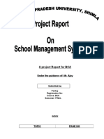 A Project Report For BCA