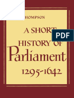 Short History of Parliament, 1295-1642