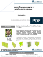 Seminario Análisis Estático No Lineal y Desempeño Estructural