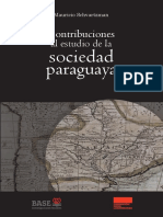 Contribuciones Al Estudio de La Sociedad Paraguaya - Mauricio Schvartzazman - Ano 2017 - PortalGuarani