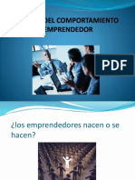 Pautas Del Comportamiento Emprendedor