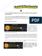 Ejercicios o Actividades Sobre La Luz1